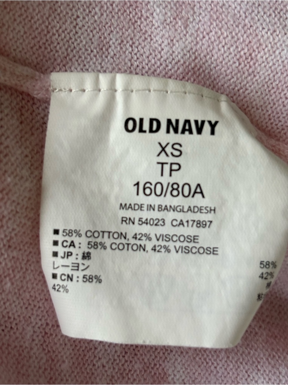Old Navy Light Pink Crewneck Sweater - Picture 5 of 5